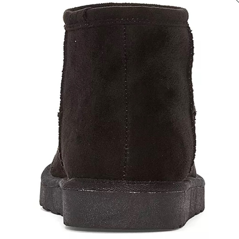 NIB‎ Pull On Ankle Boots Ugg Style Sz 7 Black - Picture 7 of 11